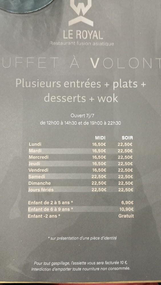 Le Royal St Nazaire - Menu Image 2