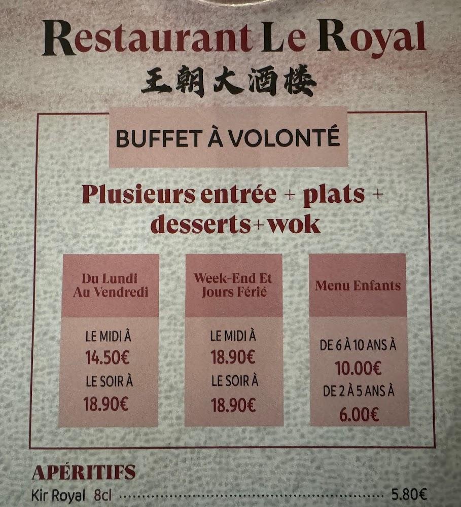 Le Royal St Nazaire - Menu Image 3
